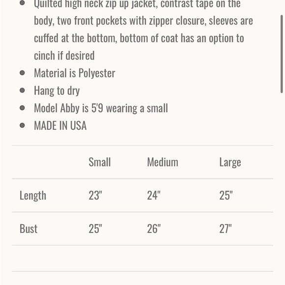 ❌sold❌ AMAZING LACE SNOW MUCH LOVE WHITE QUILTED KNIT PUFFER - Picture 5 of 6